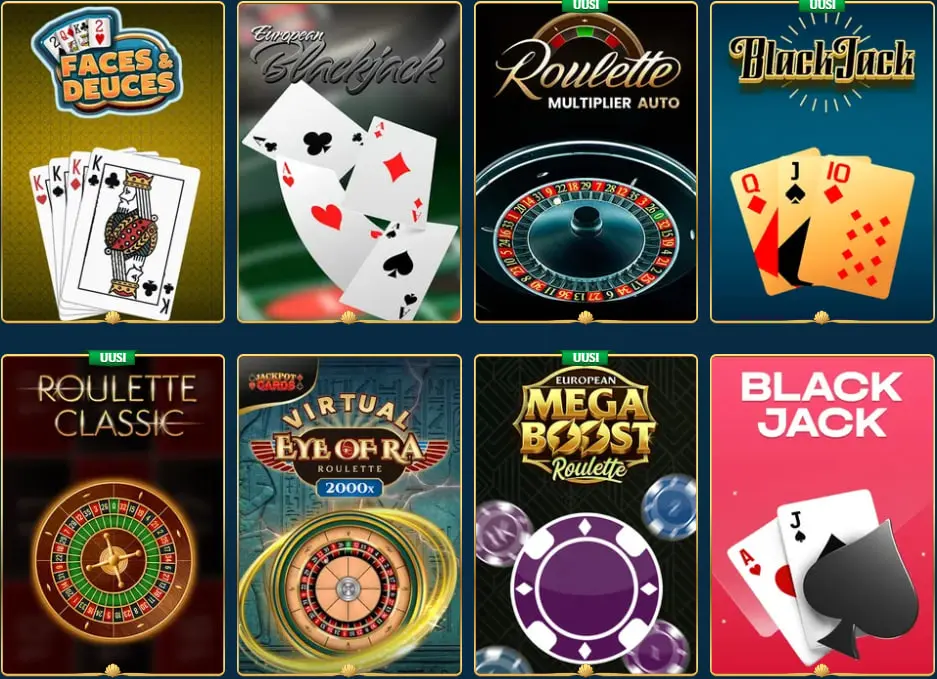 poseidonwin casino table games