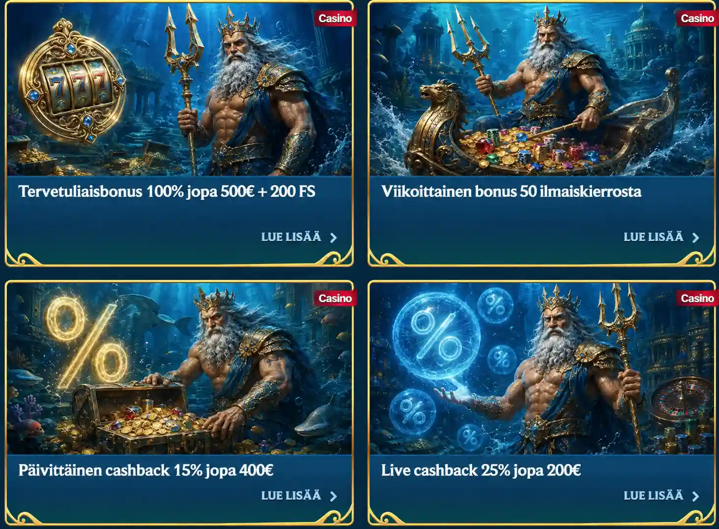 poseidonwin casino welcome bonus
